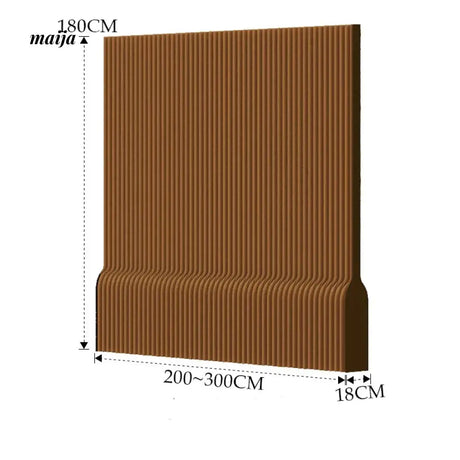 SHIBA Paper Flexible Partition Wall with Ledge from maija