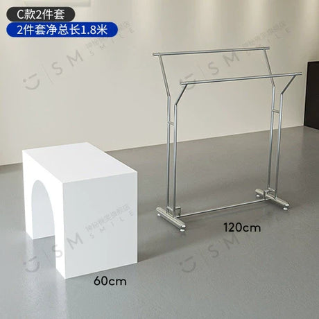 SM Henry Stainless Steel Clothing Hanger Stand from SM