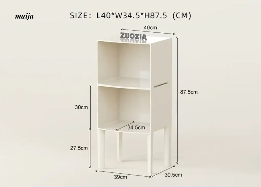 LOWERLEFT Acrylic Minimalist Bedroom Cabinet from HOBBYTREE