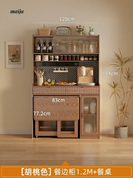 FUYUKI San Diego Retractable Dining Table and Cabinet from FUYUKI