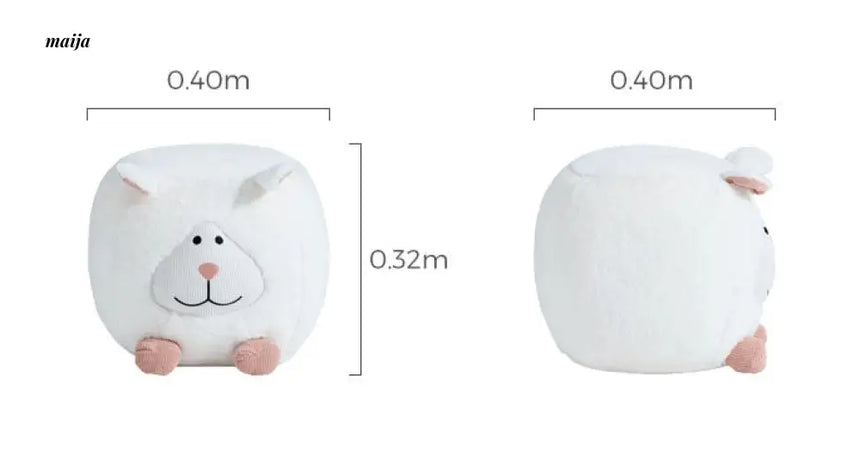 Cube Animal Bean Bag from Lin's Home