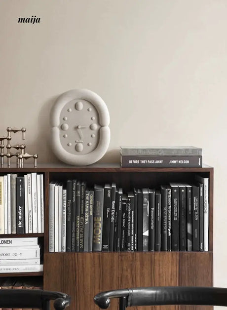 Fuzzy Oval Wall Clock from maija