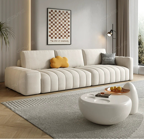 DIPU Landry Scandinavian Cream Modern Sofa from DIPU