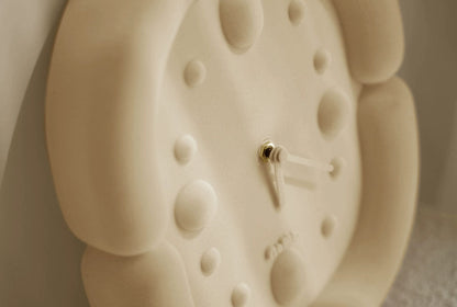 Fuzzy Oval Wall Clock from maija