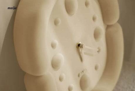 Fuzzy Oval Wall Clock from maija