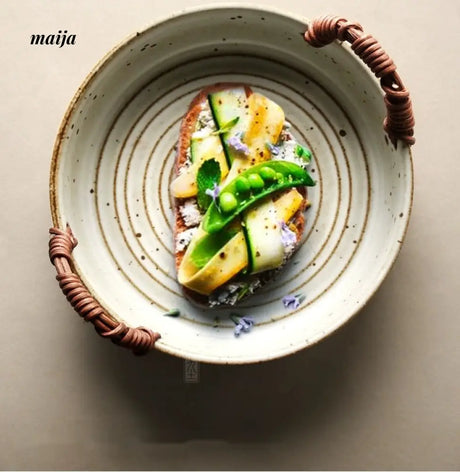 JOTO Retro Japanese Style Ceramic Fish Dish Tableware from JOTO