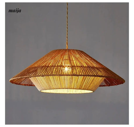 ZHONGSHAN Wabi-Sabi Rope Chandelier for Home from ZHONGSHAN