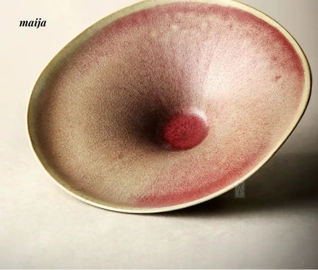 JOTO Japanese Rough Pottery Fruit Plate Sushi Tableware from JOTO