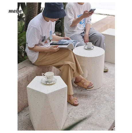 Terrazo Diamond Side Table from maija