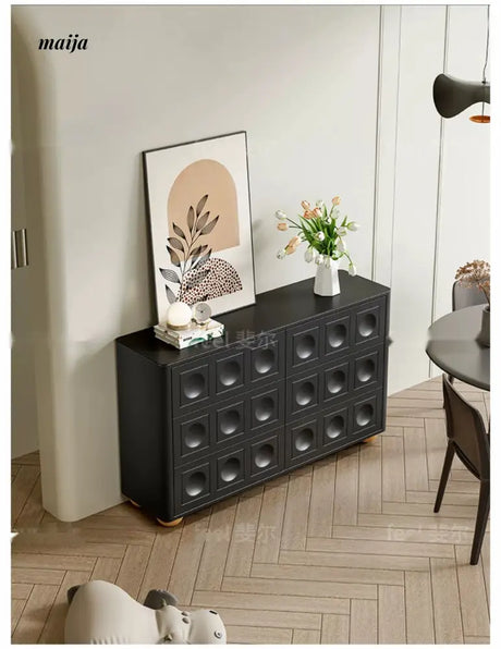 FEEL Medieval Black Chest of Drawers from FEEL