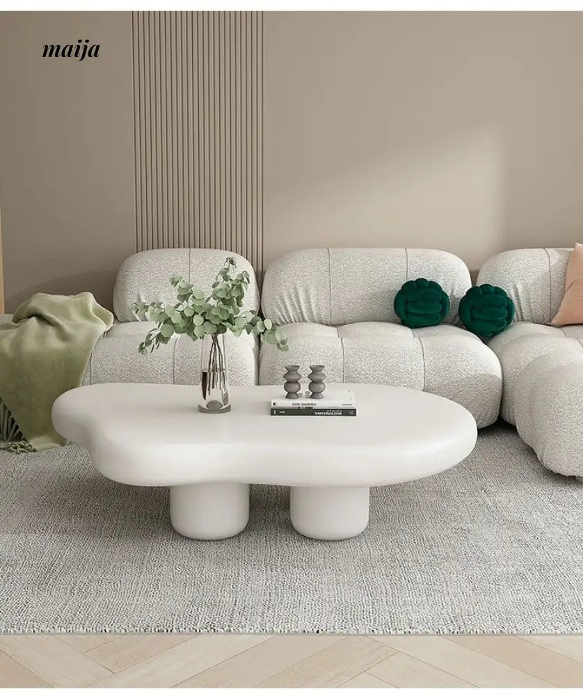 SMALL HIBISCUS Irregular Cloud Coffee Table French Style from SMALL HIBISCUS