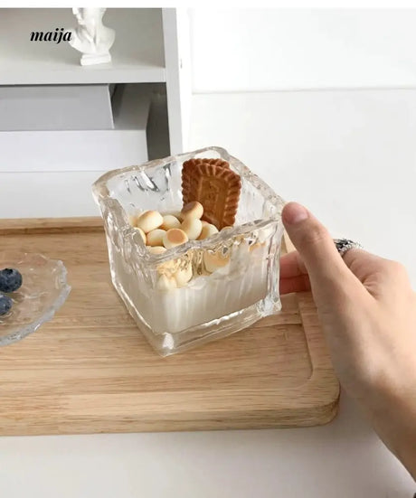 BANKE Large Capacity Breakfast Glass Ice Cream Cup from BANKE