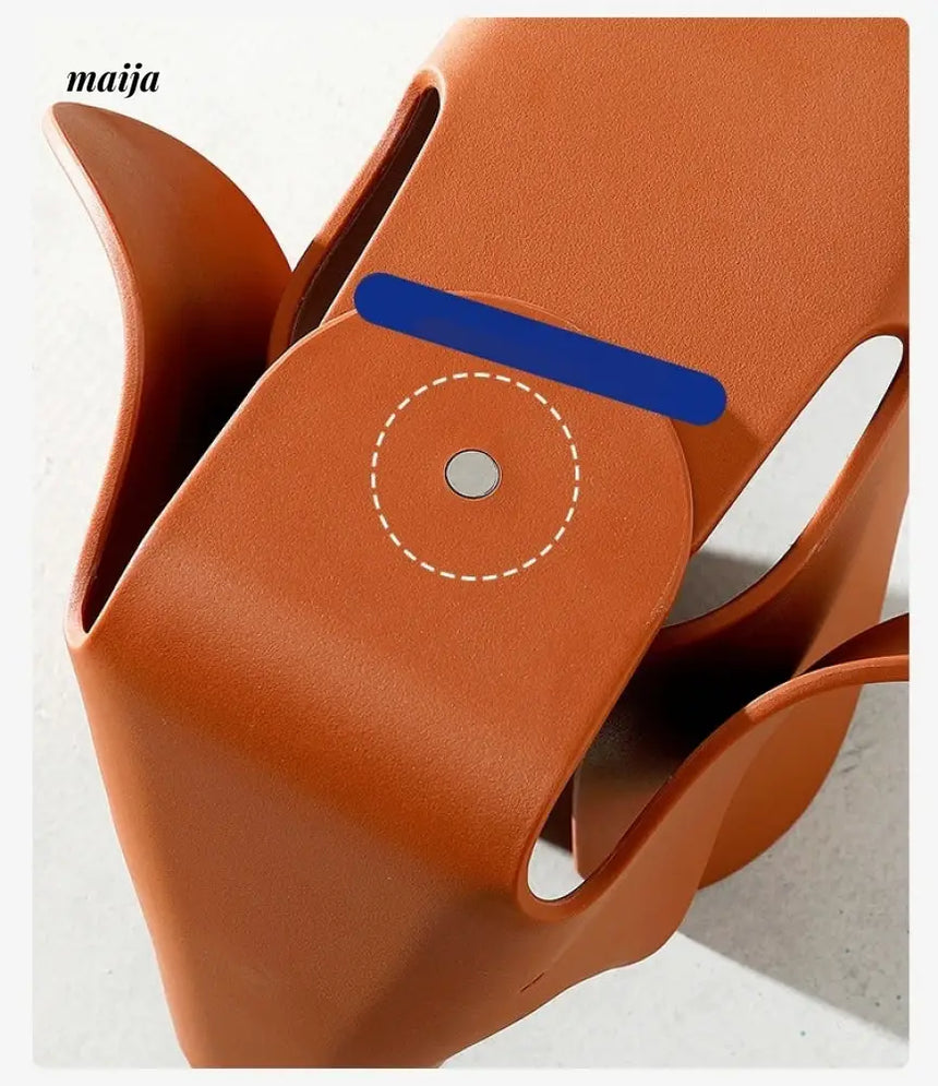 LOWERLEFT Decorative Children's Shoes Changing Stool from Lower Left