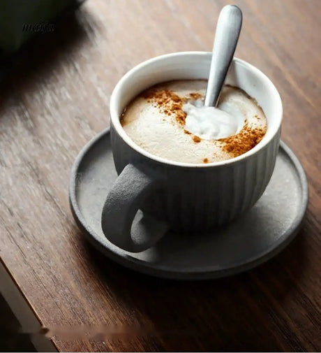 JOTO Eleven Color Japanese Rough Pottery Couple Coffee Cup from MOSE