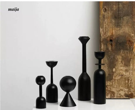 HOMESIDE Solid Wood Candle Set from HOMESIDE