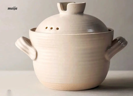 JOTO Double Lid Sand Pot High Temperature Ceramic Cooker from JOTO