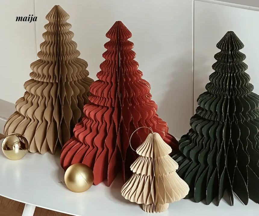 HOMESIDE Christmas Tree Honeycomb Origami Decoration from HOMESIDE