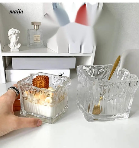 BANKE Large Capacity Breakfast Glass Ice Cream Cup from BANKE