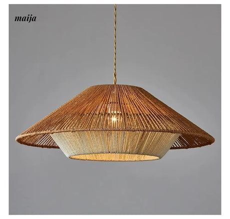 ZHONGSHAN Wabi-Sabi Rope Chandelier for Home from ZHONGSHAN