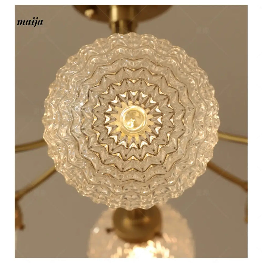NANCY French Minimalist Chandelier with Glass from NANCY