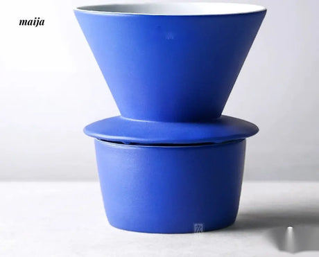 JOTO Rhine Blue Handcrafted Coffee Filter V60 Set from JOTO