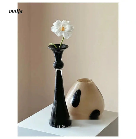 GUIFOU Black High Foot Vase from GUIFOU