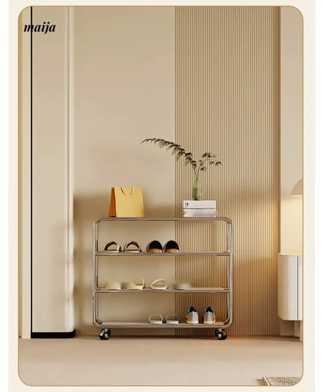 YUJIA Stainless Steel Multi-Layer Shoe Storage Cabinet from YUJIA