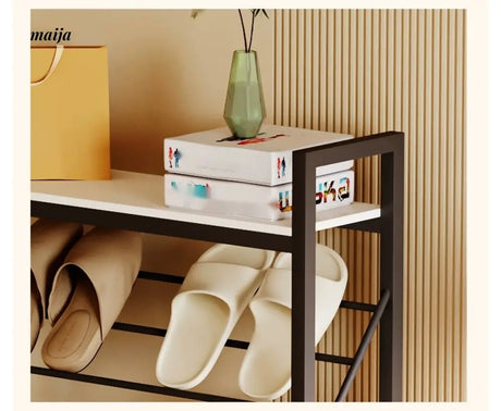 YUJIA Nordic Iron Shoe Rack Multi-Layer Storage from YUJIA