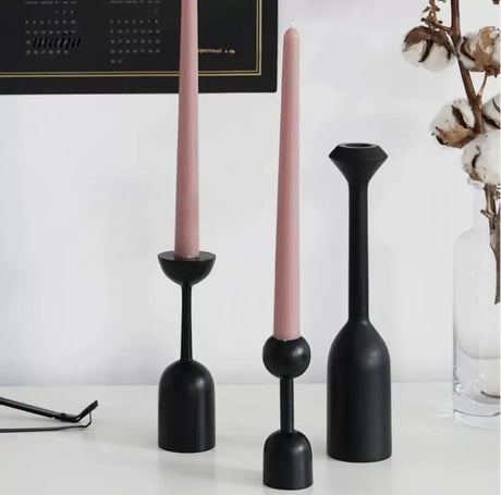 HOMESIDE Solid Wood Candle Set from HOMESIDE