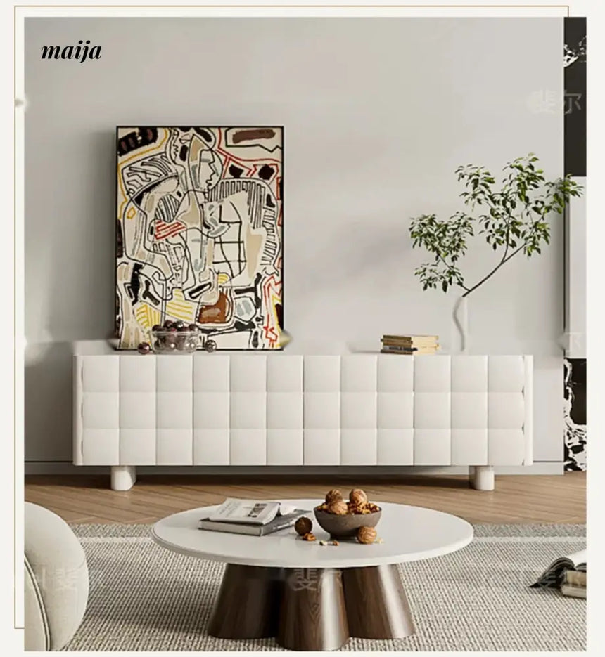 FEEL Modern Cream Style TV Cabinet from FEEL