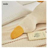 MAN YUE HOME Duck-Themed Cartoon Sofa Pillow for Bed Use from MAN YUE HOME