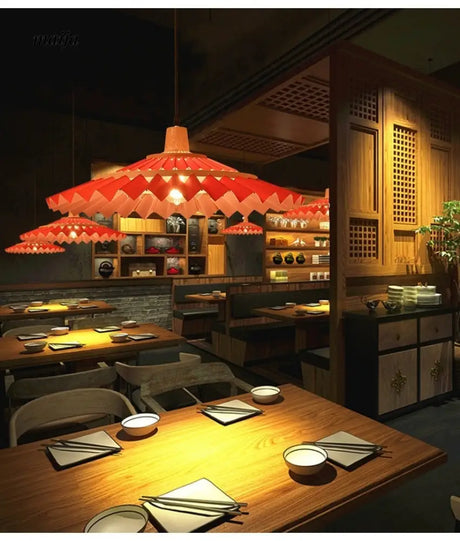 ZHONGSHAN Japanese Ceiling Lamp with Umbrella Design from ZHONGSHAN