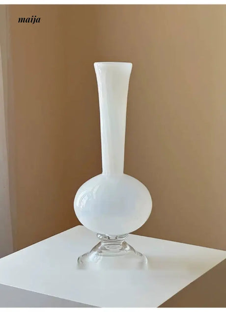 GUIFOU Vintage Glass Art Vase Pair from GUIFOU