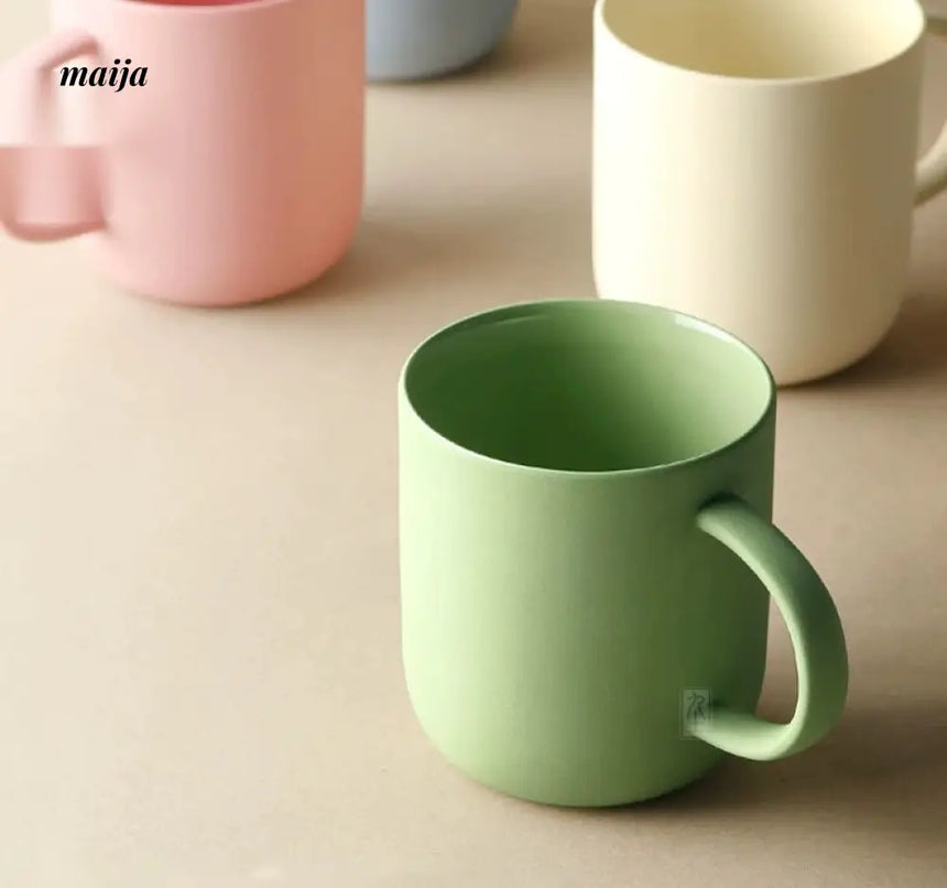 JOTO Ceramic Cup Handmade Coffee Mark Cup Set from JOTO