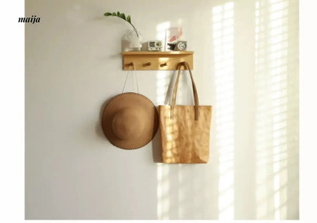 OGI NO RYOHIN Bedroom Wall Hook and Hanging Shelf from HOBBYTREE