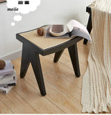 19 DREAM SPACE Japanese Entryway Shoe Stool from 19 DREAM SPACE