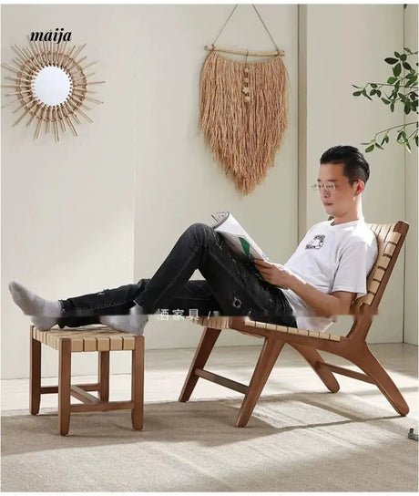 RATTAN CRAFTSMAN Balcony Saddle Chair from RATTAN CRAFTSMAN