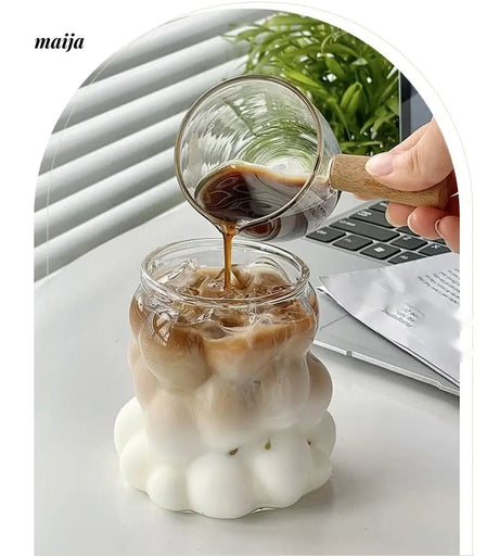 BANKE Grape Glass Latte Milk Drink Water Cup from BANKE