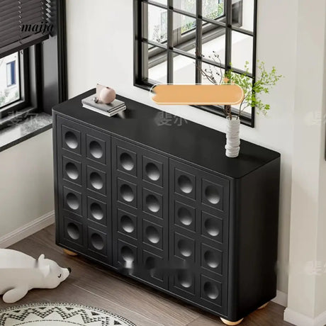 FEEL Large Capacity Black Shoe Cabinet from FEEL