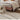JANE FINA Cream Velvet Fabric Bed from JANE FINA