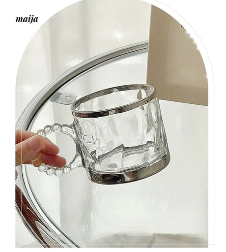BANKE Silver Advanced Glass Coffee Cup from BANKE