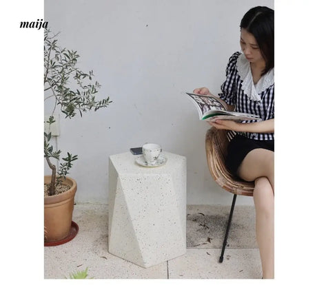 Terrazo Diamond Side Table from maija