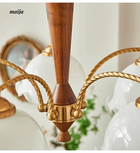 NANCY Antique Bauhaus Chandelier American Retro Style from NANCY