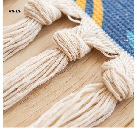 MAN YUE HOME Retro Woven Tapestry for Bedroom Canvas Decor from MAN YUE HOME