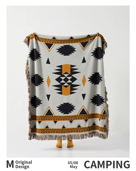 MISTYWOOD Ethnic Cotton Knitted Duvet from MISTYWOOD