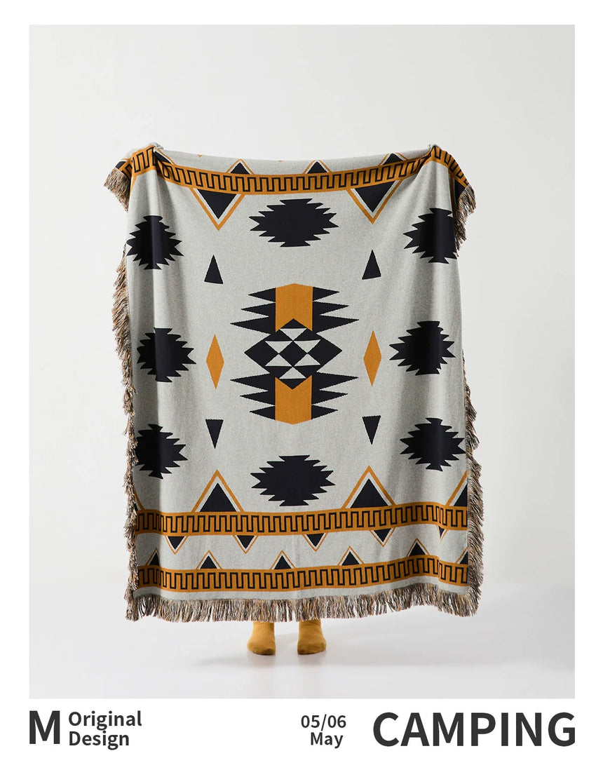MISTYWOOD Ethnic Cotton Knitted Duvet from MISTYWOOD
