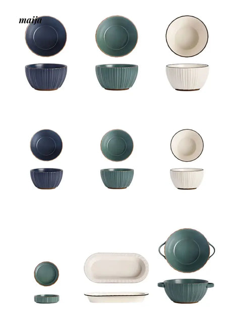 Yuka Ceramic Rice Bowls from maija