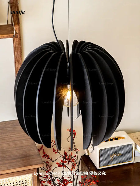 LYNN Silent Wind Pumpkin Pendant Lamp from Lynn's Lamp