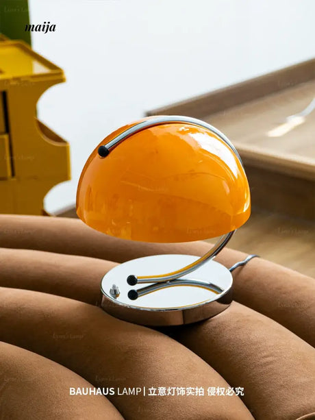 LYNN Orange Table Lamp from Lynn's Lamp