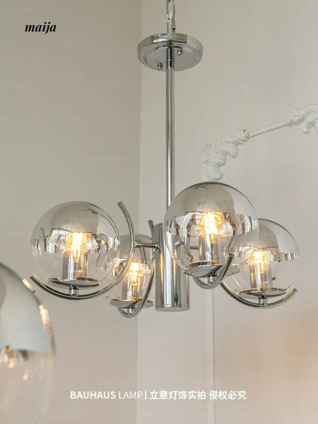 LYNN Space Age Glass Chandelier from Lynn's Lamp
